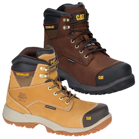 cat steel toe boots